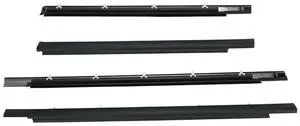 Paiying 4Pcs Door Belt Molding Weatherstrips 75710-0C010 For Toyota Sequoia 2001-2007