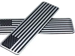 Acaigel 2PCS Aluminium Alloy 10.4*2.8cm Car Stickers Body Decal For Car Motorcycle Truck