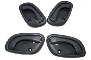 Acaigel Interior Inner Inside Door Handle Kit Set Of 4 Gray For Chevy Tracker 99-04