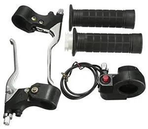 Acaigel Hand Grips Kill Stop Switch 2 Stroke ATV Quad Go Kart Dirt Bike Motorcycle 393g