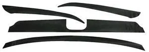 Acaigel Sedan Carbon Fiber Look Front Bumper Grille Delete Trim Sticker Compatible for Accord