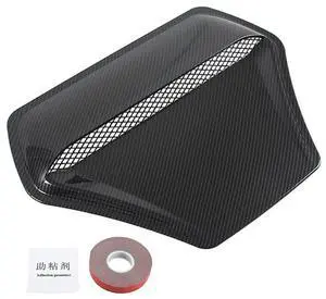 Paiying Carbon Fiber Engine Hood Vent Cover For Honda Civic Hatchback Type R 2016-2021