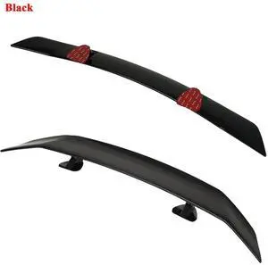 Acaigel Tail-free Perforated Sedan Sport Car Rear Modified Wing Glossy Black GT Style