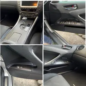 Paiying 5D Carbon Fiber Look Gear Shift Box Panel Cover Trim Sticker For 06-12 Lexus IS250 300 350 Paiying 5D Carbon Fiber Look Gear Shift Box Panel Cover Trim Sticker For 06-12 Lexus IS250 300 350