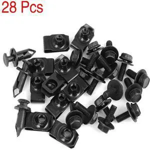 Paiying 28Pcs Car Body Bolt Screw Clip Rivet Kit For Nissan 350z 370z Infiniti G37 G35