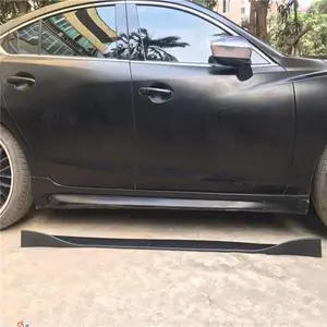 Paiying 6Pcs Set 2m 78.7'' Car Side Skirt Splitter Lip Extension Panel Trim Protector US Paiying 6Pcs Set 2m 78.7'' Car Side Skirt Splitter Lip Extension Panel Trim Protector US