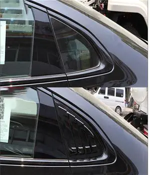 Paiying Pair ABS Black Side Window Louver Shutter Cover For Chevrolet Malibu 2016-2020