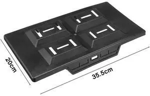 Acaigel US Adjustable Car Battery Mount Tray Lead Acid Battery Holder Base Bracket Clamp Ship?from?USA Acaigel US Adjustable Car Battery Mount Tray Lead Acid Battery Holder Base Bracket Clamp Ship?from?USA