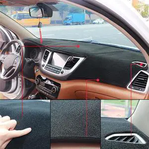 Paiying Car Dashboard Cover Anti-Slip Dash Mat Sun Shade Pad for 07-11 Lexus ES350 Sedan