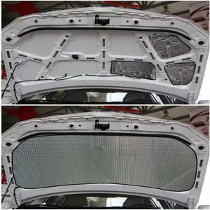 Paiying Car Engine Firewall Mat Heat Shield Sound Insulation PE Foam 10mm Self-adhesive