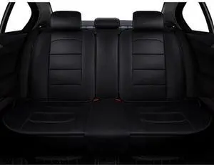 Paiying Black PU Leather Car Seat Covers Set Cushion 5-seats Interior Pad USA Paiying Black PU Leather Car Seat Covers Set Cushion 5-seats Interior Pad USA