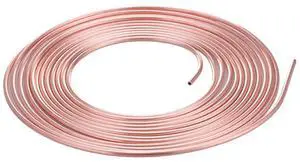 Acaigel 50 FT Car Brake Line Kit 3/16'' Fuel Oil Tube Hose Steel Copper Zinc Alloy USA