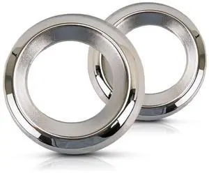 Acaigel Fog Lamp Bezel Trim Set Left & Right Fog Light Hole For Toyota Rav4 2009-2012