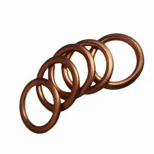 Yingshan 5Pcs Engine Drain Plug Gasket 031338 For Peugeot 206 301 307 408 508 3008 607 407 307Sw 308S Citroen C3 C4 Picasso 1.6 16V