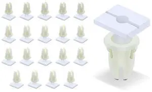 Acaigel 20 X Snap Fastener Clips Trim Strips With Grommet A0099880378 For Mercedes