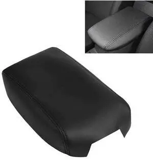 Acaigel Leather Center Console Lid Armrest Cover Trim Black For Toyota Camry 2012-2017