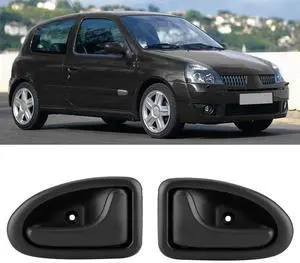 Acaigel Pair Car Interior Door Handle Cover Trim Bowl 7700353282 For Renault Clio Trafic