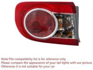 Acaigel 2Pcs Rear Tail Light Seal Gasket For Toyota Corolla 2011-2013