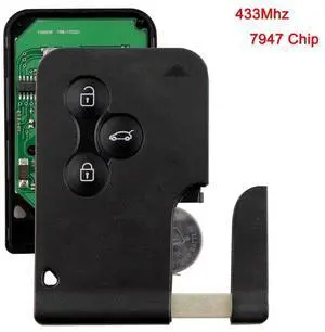 Acaigel 3 Button Remote Control Key Pcf7947 For Renault Megane Scenic 2003-2008 Acaigel 3 Button Remote Control Key Pcf7947 For Renault Megane Scenic 2003-2008