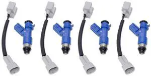 Acaigel 4Set 16450-Rwc-A01 Fuel Injector With Plug For Honda Acura