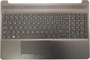 for HP 15T-DW 15-DW Laptop Upper Case Palmrest Keyboard Touchpad L52021-001 Top