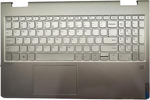 Palmrest Backlit Keyboard or Yoga C740-15IML 5CB0U43851 Laptop Touchpad