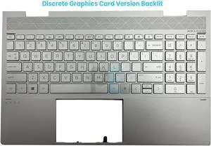 for 15-ED 15M-ED Top Case Laptop Palmrest & Keyboard Backlit L93227-001
