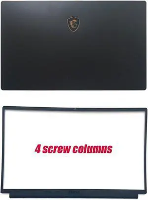 New for GS75 P75 Stealth MS-17G1 17.3" Top LCD Back Cover w/Front Bezel