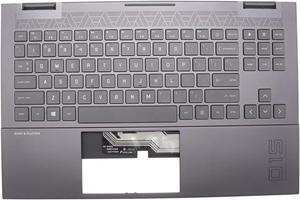for OMEN 15-EK 15-EN TPN-Q236 Upper Case with Backlit Keyboard M00666-001
