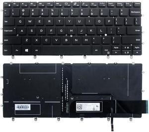 Black English Backlit Laptop Keyboard for XPS 13 9380 3CM18 03CM18