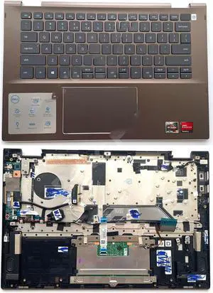 For Inspiron 14 7405 2-in-1 Laptop Palmrest Case US Keyboard 0MKCVW MKCVW