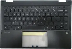 for Pavilion X360 14 DW 14T-DW Laptop Case Palmrest US Keyboard L96526-001