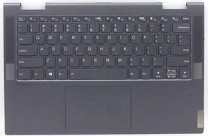 for Ideapad Yoga 7-14ITL5 Palmrest Backlit US Keyboard Touchpad 5CB1A16224