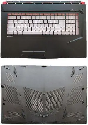 For MSI GL73 GP73 GP73M MS-17P1 Palmrest Bottom Keyboard Bottom Base 17.3in