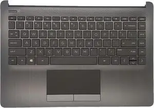 for 14Z-DK 14-DK 14-CF 14-DF US Keyboard Palmrest Touchpad L24818-001