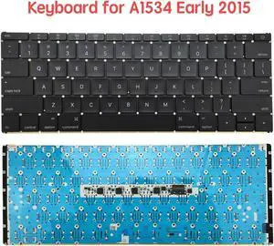 US Layout Keyboard for MacBook 12" Retina A1534 MF855LL/A 2015 MF865LL/A
