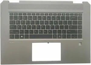 New Gray For ZBook Studio G5 Palmrest Top Case Backlit Keyboard L34210-001