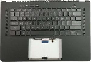 For ROG Zephyrus GA503Q GU603 Top Palmrest Backlit US Keyboard Cover Black