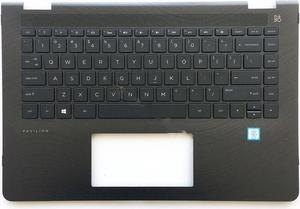 for Pavilion 14-BA 924117-001 Black Palmrest Case Cover US Keyboard