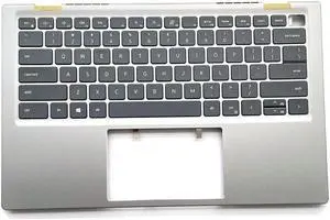 Palmrest Cover Case Gray 0RVGKC RVGKC New for Inspiron 5410 5415 KB Bezel Upper Case