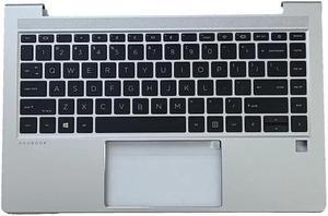 Silver Probook 445 G8 440 G8 Palmrest Top Case Non-Backlit US Keyboard M23370-001