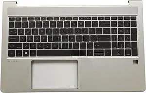New parts For Probook 450 G8 455 G8 Palmrest Top Non-Backlit US Keyboard M21740-001