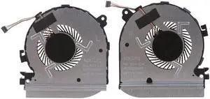 Replacement New CPU and GPU Cooling Fan for HP 15-BL Laptop 0FJ380000H 914358-001 0FJ390000H 914357-001