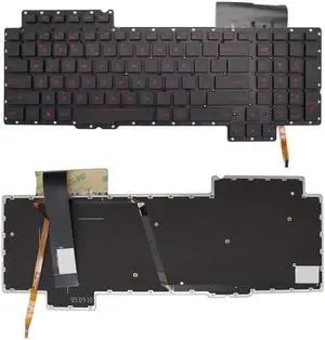 Red Keys US QWERTY Keyboard Backlit for ROG G752 G752V G752VT G752VY G752VS G752VM