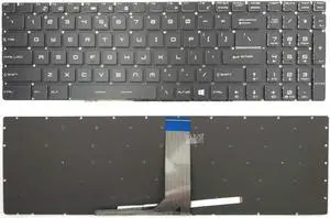 US For Steel GS60 GS70 GS72 GT72 GE62 GE72 GS73VR Colorful Backlit Keyboard