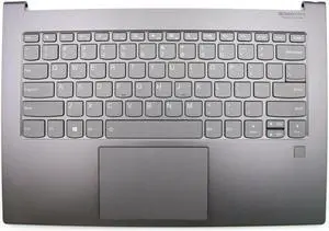 US For Yoga C930-13 C930-13IKB Top Case Palmrest Keyboard 5CB0S72607