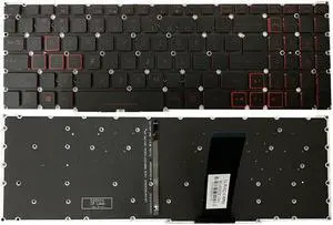 US For Nitro 5 AN515-43 AN515-44 AN515-54 AN517-51 Keyboard Backlit PK132K11A00