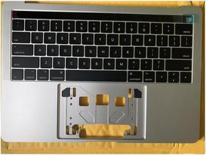 For MacBook Pro A1706 2016 2017 Top Case Palmrest US Keyboard Silver 13