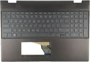 For Spectre x360 15-CH Palmrest Cover Backlit US Keyboard L15588-001 Top Case