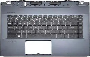 For GP66 GE66 MS-1541 1543 Blue Palmrest Full Colorful Backlit US Keyboard 307542C415